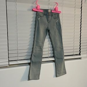 Girls Abercrombie boot cut jeans